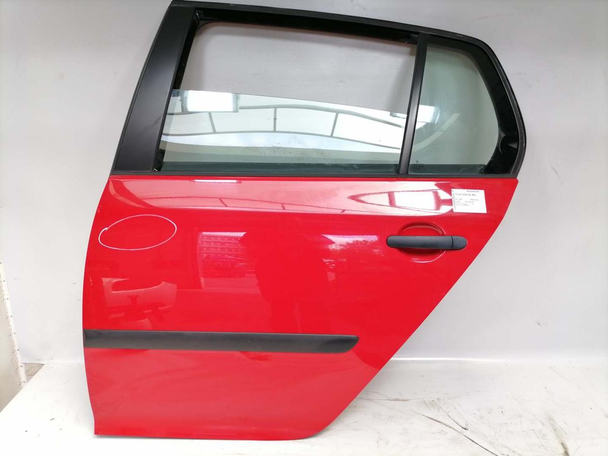 VW Golf 5 original Tür hinten links LY3D Tornadorot Fließheck Bj.2004
